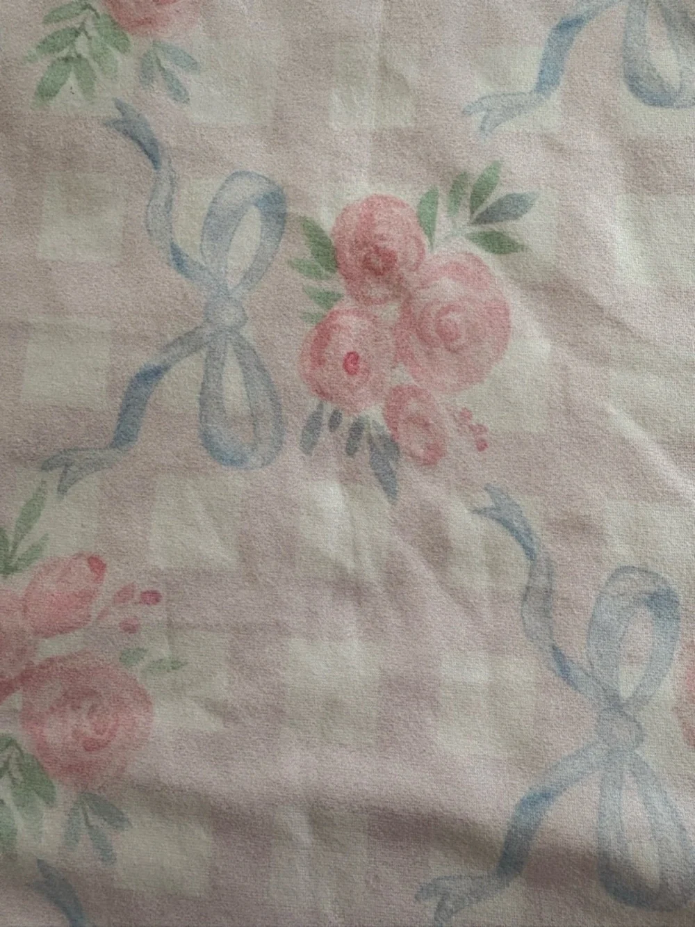 Clover Cottage Baby Blanket 2 sides